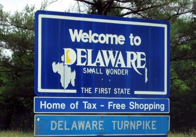 Welcome to Delaware Sign