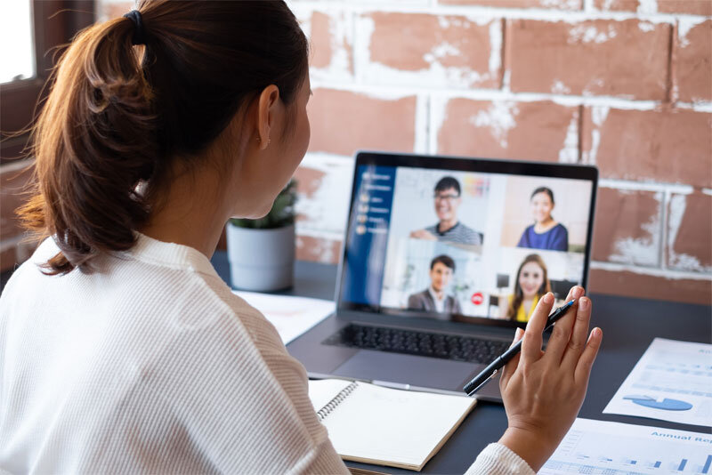 Virtual Employee on Conference Call