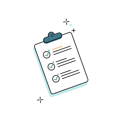 Checklist on Board Icon