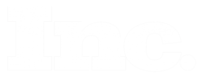 Inc Magazine Logo in White