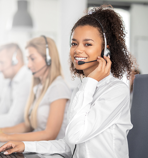 Women on Headset