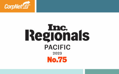 CorpNet Awarded Inc. Pacific Regionals for 2023