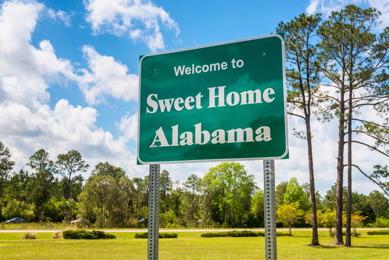 Welcome to Sweet Home Alabama Sign