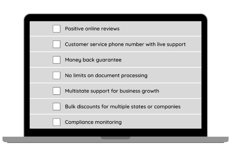 Checklist on Laptop