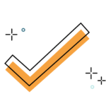 Orange Check Icon