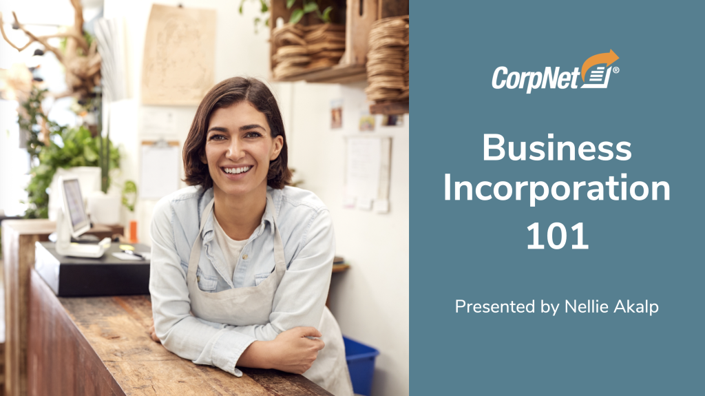 Incorporation 101 Video Cover