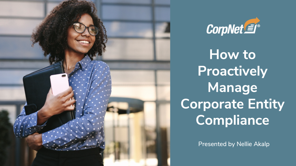 Manage Corporate Entity Compliance Video Cover